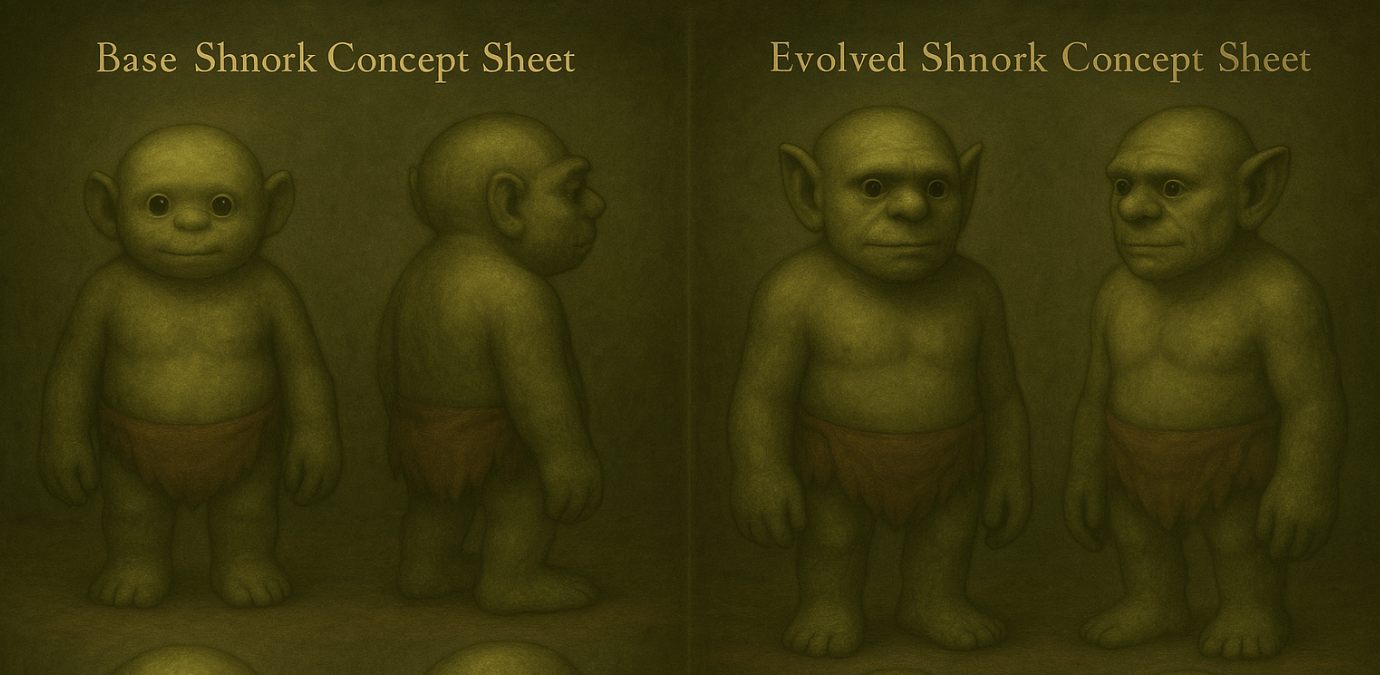 Shnork character sheet